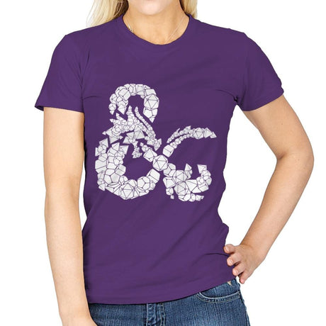 Dice & Dragons - Anytime - Womens T-Shirts RIPT Apparel Small / Purple