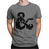 Dice & Dragons - Mens Premium T-Shirts RIPT Apparel Small / Heather Grey