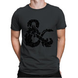 Dice & Dragons - Mens Premium T-Shirts RIPT Apparel Small / Heavy Metal