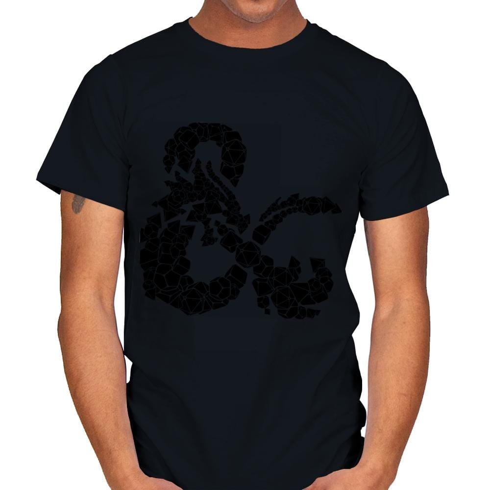Dice & Dragons - Mens T-Shirts RIPT Apparel Small / Black