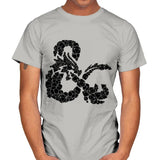 Dice & Dragons - Mens T-Shirts RIPT Apparel Small / Ice Grey