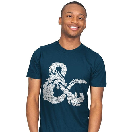Dice & Dragons - Mens T-Shirts RIPT Apparel Small / Indigo