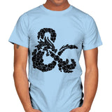 Dice & Dragons - Mens T-Shirts RIPT Apparel Small / Light Blue