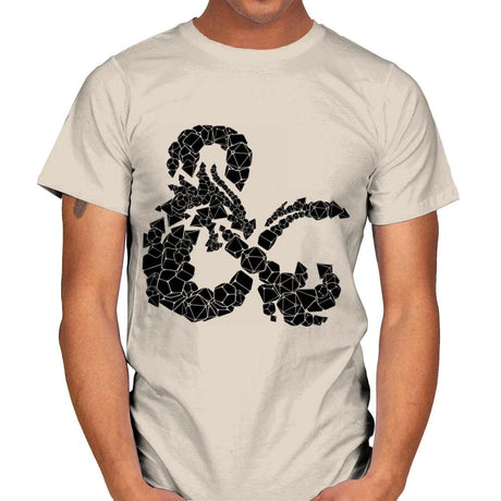 Dice & Dragons - Mens T-Shirts RIPT Apparel Small / Natural