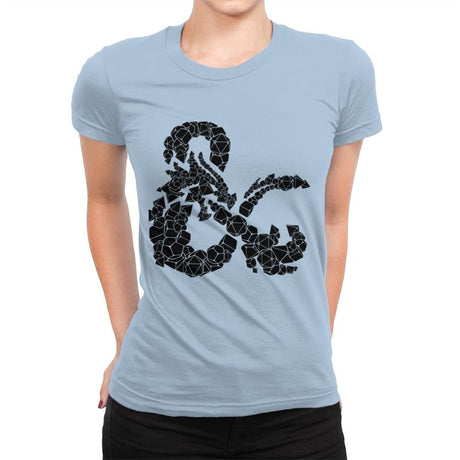 Dice & Dragons - Womens Premium T-Shirts RIPT Apparel Small / Cancun