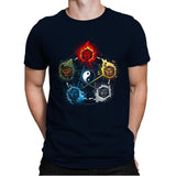Dice Elements - Mens Premium T-Shirts RIPT Apparel Small / Midnight Navy