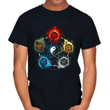 Dice Elements - Mens T-Shirts RIPT Apparel Small / Black