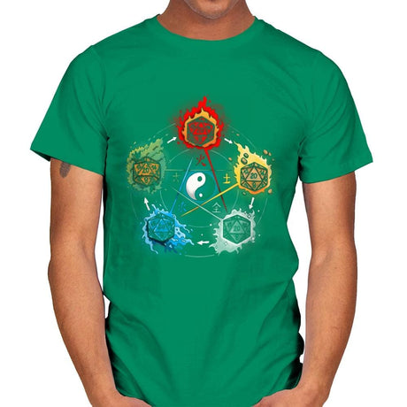 Dice Elements - Mens T-Shirts RIPT Apparel Small / Kelly