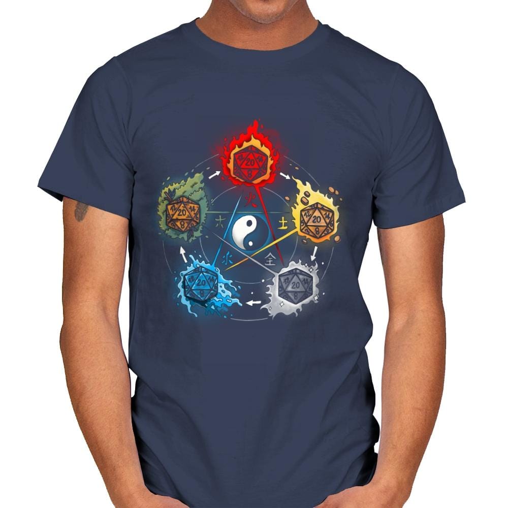 Dice Elements - Mens T-Shirts RIPT Apparel Small / Navy