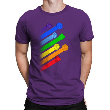 Dice For Everyone - Mens Premium T-Shirts RIPT Apparel Small / Purple Rush