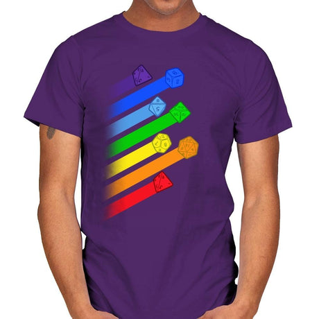 Dice For Everyone - Mens T-Shirts RIPT Apparel Small / Purple