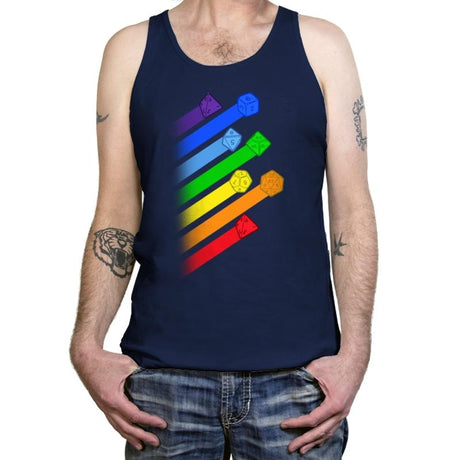 Dice For Everyone - Tanktop Tanktop RIPT Apparel X-Small / Navy