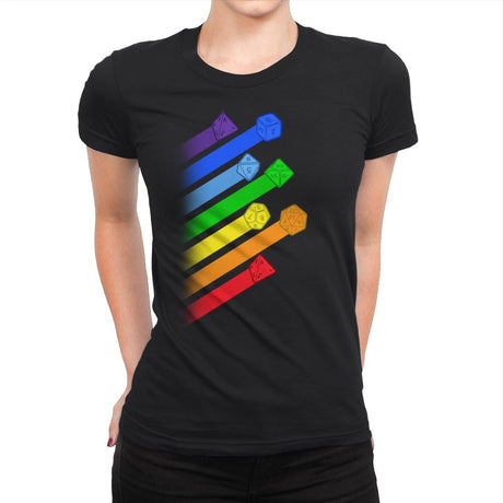 Dice For Everyone - Womens Premium T-Shirts RIPT Apparel Small / Black