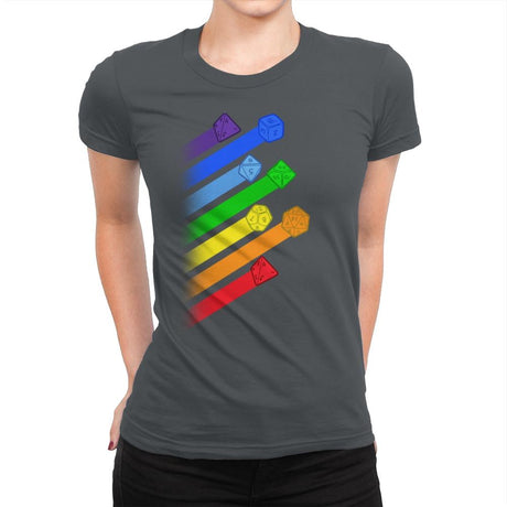 Dice For Everyone - Womens Premium T-Shirts RIPT Apparel Small / Heavy Metal