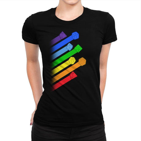 Dice For Everyone - Womens Premium T-Shirts RIPT Apparel Small / Indigo