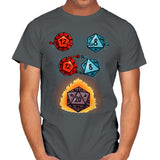 Dice Fusion - Mens T-Shirts RIPT Apparel Small / Charcoal