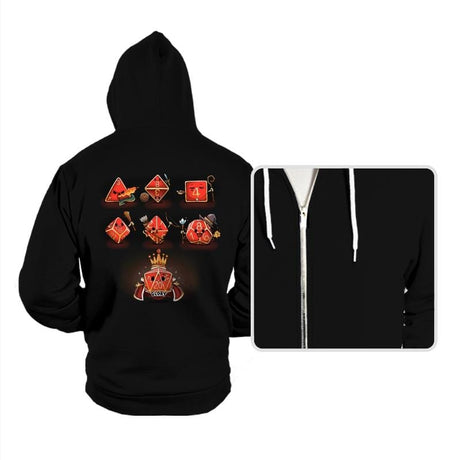 Dice Rpg Kawaii - Hoodies Hoodies RIPT Apparel