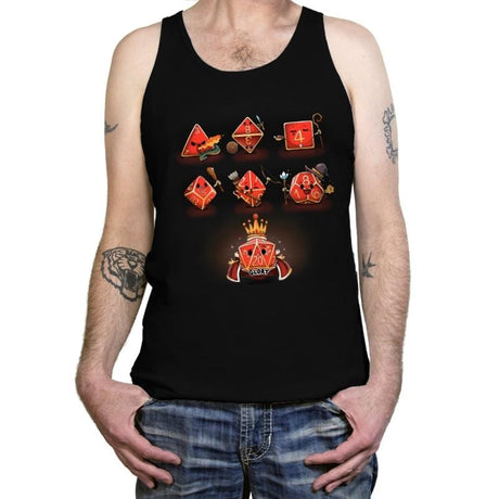 Dice Rpg Kawaii - Tanktop Tanktop RIPT Apparel X-Small / Black