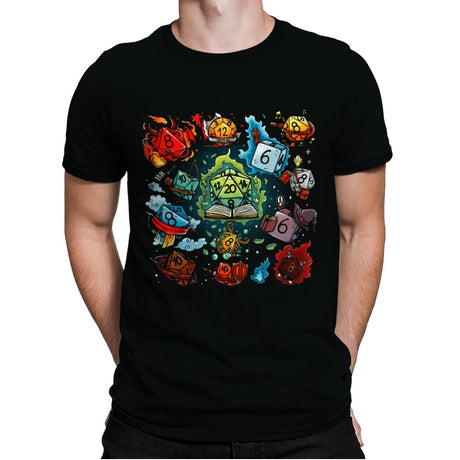 Dice World - Mens Premium T-Shirts RIPT Apparel Small / Black