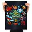 Dice World - Prints Posters RIPT Apparel 18x24 / Black