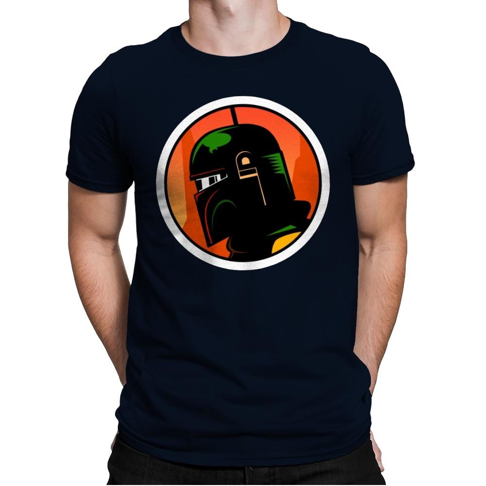 Dick Fett - Mens Premium T-Shirts RIPT Apparel Small / Midnight Navy