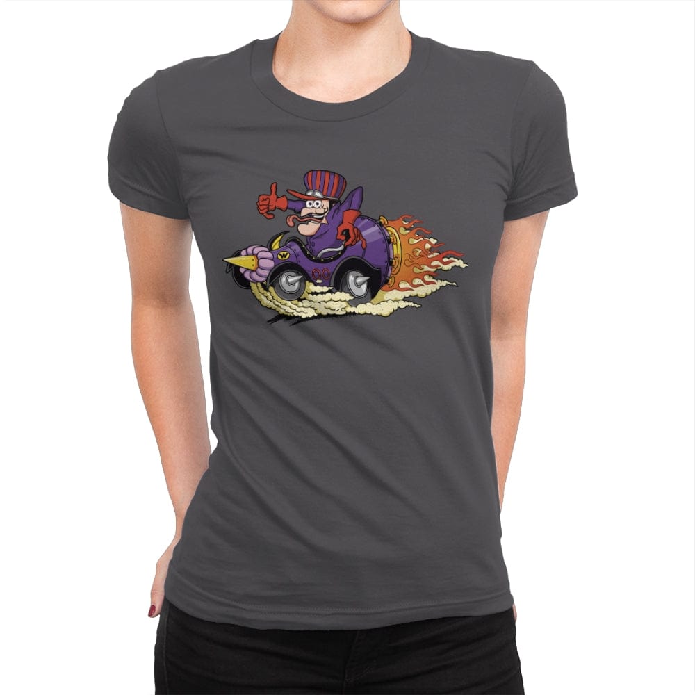 Dick Fink - Womens Premium T-Shirts RIPT Apparel Small / Heavy Metal