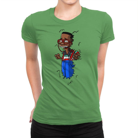 Did I do that? - Womens Premium T-Shirts RIPT Apparel Small / Kelly