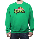 Did Someone Say Pizza? - Crew Neck Sweatshirt Crew Neck Sweatshirt RIPT Apparel Small / Irish Green