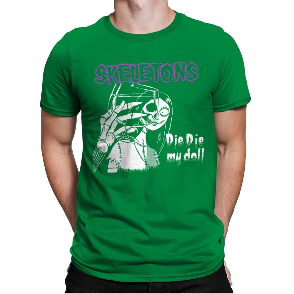 Die Die My Doll - Record Collector - Mens Premium T-Shirts RIPT Apparel Small / Kelly Green