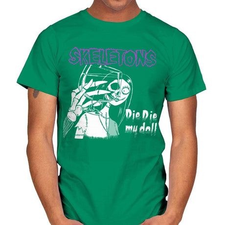 Die Die My Doll - Record Collector - Mens T-Shirts RIPT Apparel Small / Kelly Green