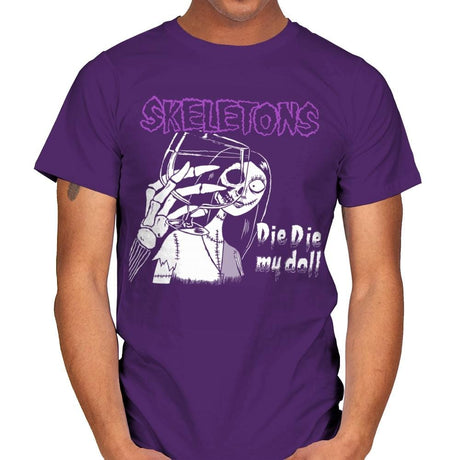 Die Die My Doll - Record Collector - Mens T-Shirts RIPT Apparel Small / Purple