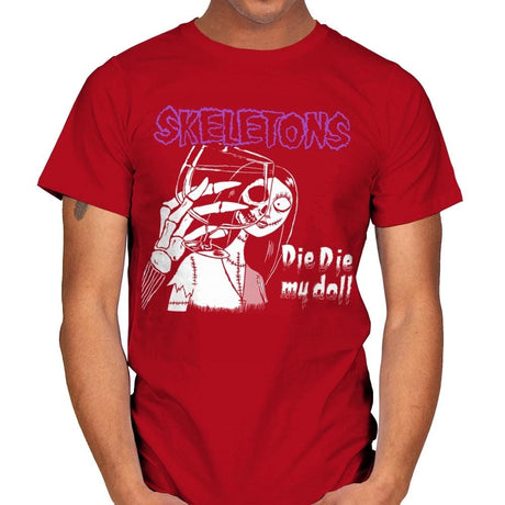 Die Die My Doll - Record Collector - Mens T-Shirts RIPT Apparel Small / Red