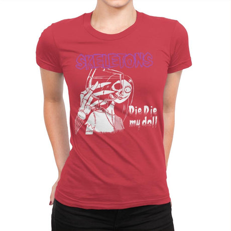 Die Die My Doll - Record Collector - Womens Premium T-Shirts RIPT Apparel Small / Red