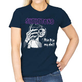 Die Die My Doll - Record Collector - Womens T-Shirts RIPT Apparel Small / Navy
