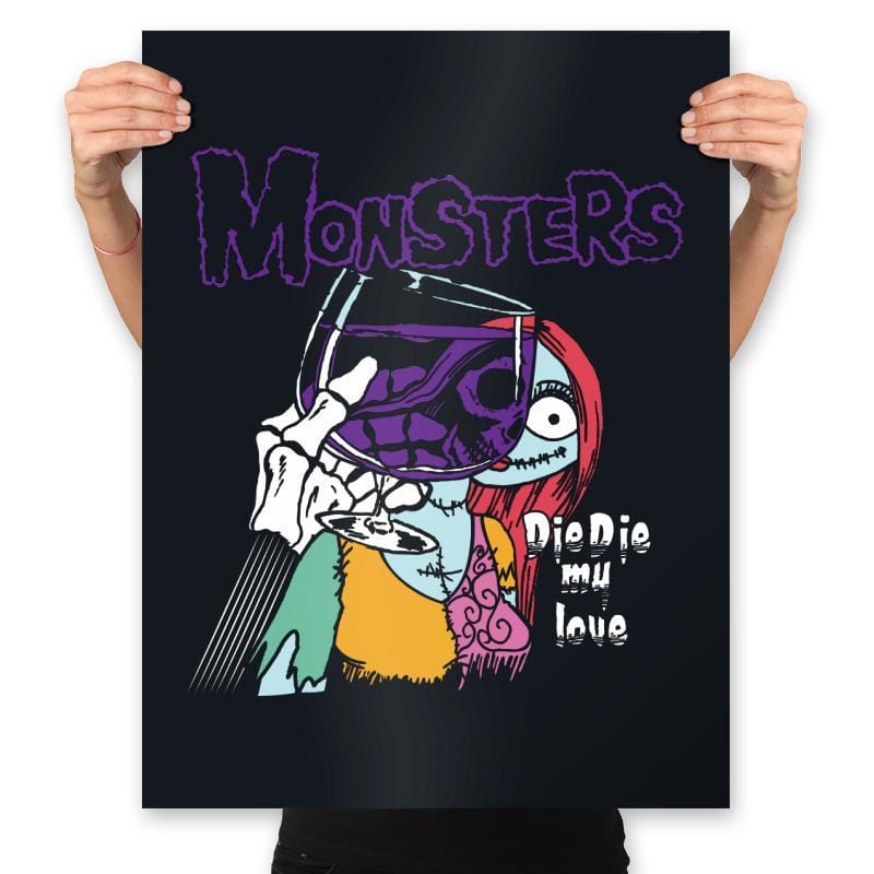 Die Die My Love - Prints Posters RIPT Apparel 18x24 / Black