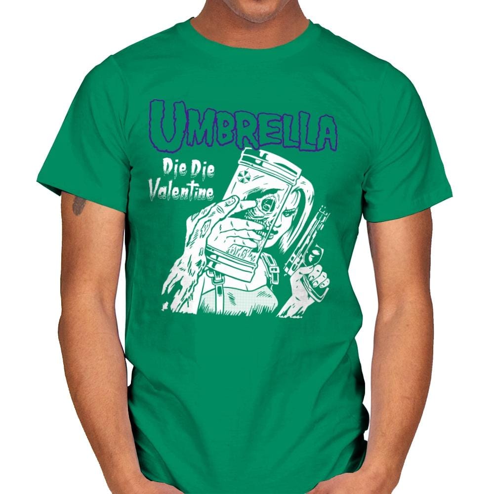 Die Die Valentine - Mens T-Shirts RIPT Apparel Small / Kelly