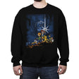 Digi Wars - Crew Neck Sweatshirt Crew Neck Sweatshirt RIPT Apparel Small / Black