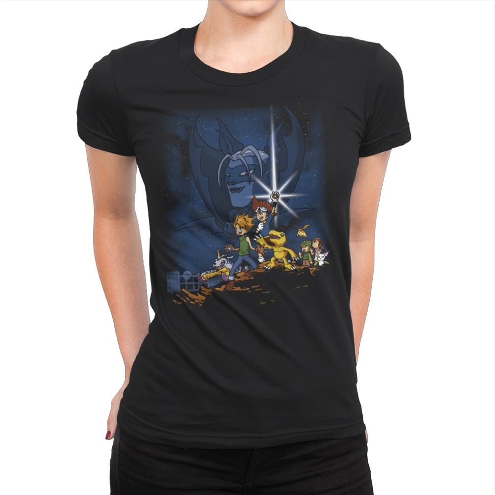 Digi Wars - Womens Premium T-Shirts RIPT Apparel Small / Black