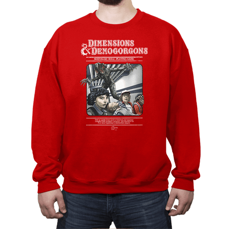 Dimensions & Demogorgons - Crew Neck Crew Neck RIPT Apparel