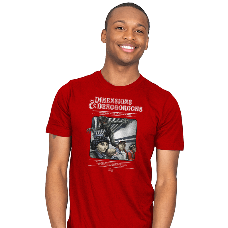 Dimensions & Demogorgons - Mens T-Shirts RIPT Apparel
