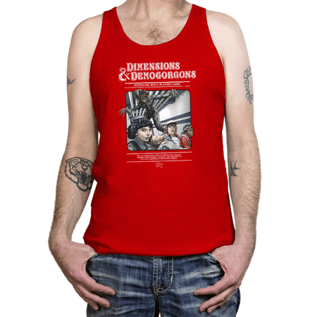 Dimensions & Demogorgons - Tanktop Tanktop RIPT Apparel