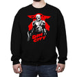 Din City - Crew Neck Sweatshirt Crew Neck Sweatshirt RIPT Apparel Small / Black