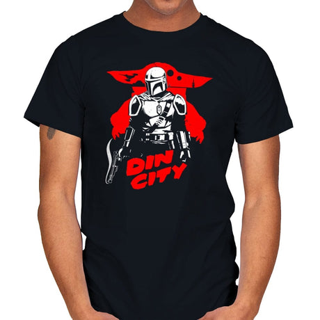 Din City - Mens T-Shirts RIPT Apparel Small / Black