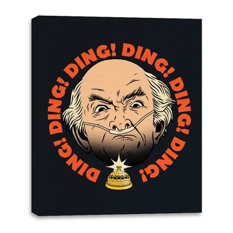 Ding Ding Ding - Hector Salamanca - Canvas Wraps Canvas Wraps RIPT Apparel 16x20 / Black