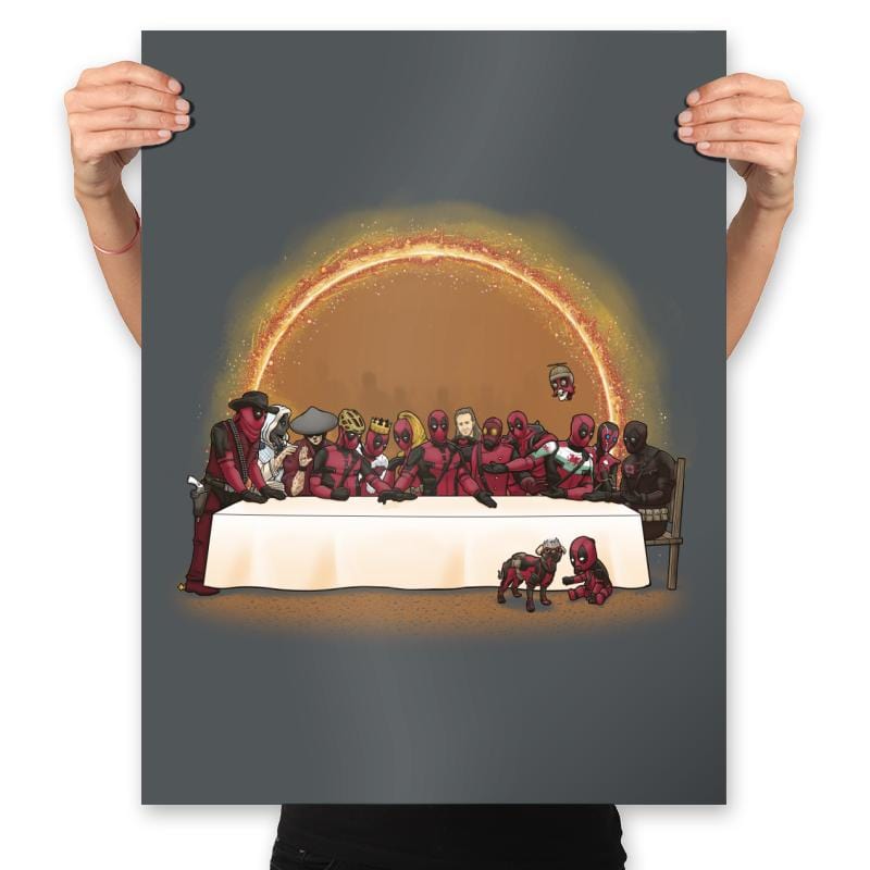 Dinnerpool - Prints Posters RIPT Apparel 18x24 / Charcoal
