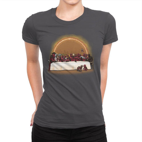 Dinnerpool - Womens Premium T-Shirts RIPT Apparel Small / Heavy Metal