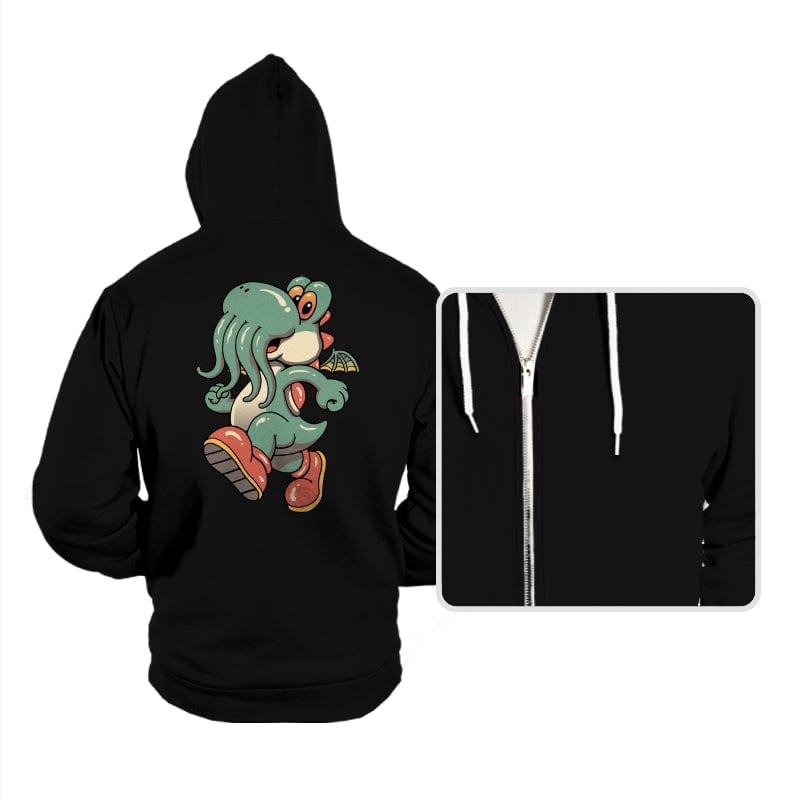Dino Cthulhu - Hoodies Hoodies RIPT Apparel Small / Black