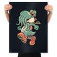 Dino Cthulhu - Prints Posters RIPT Apparel 18x24 / Black