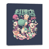 Dino Diner - Canvas Wraps Canvas Wraps RIPT Apparel 16x20 / Navy