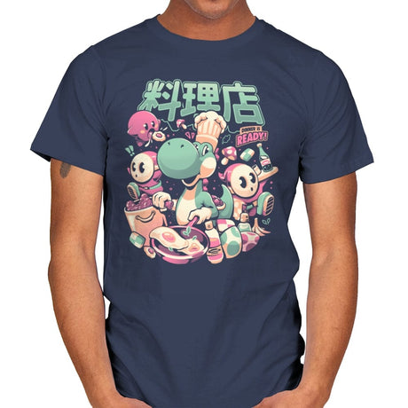 Dino Diner - Mens T-Shirts RIPT Apparel Small / Navy